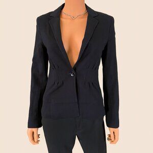 THEORY Black Fitted Minimalist Blazer